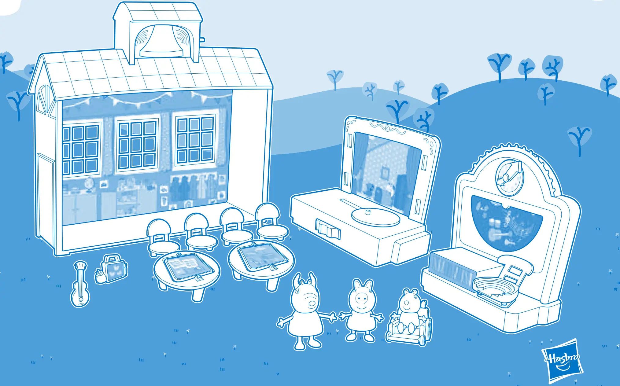 Peppa Pig F2166 School Playground Playset