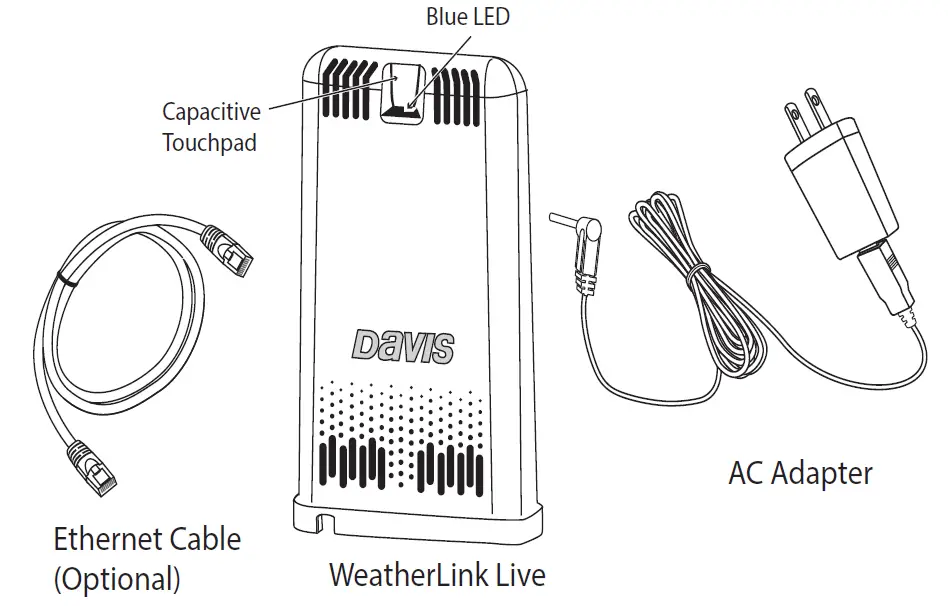 DAVIS 6100 WeatherLink Live Stream Weather Station 1