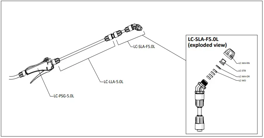 nilfisk food F5.0L 5 Liter Pump Up Foam Unit - daigram 2