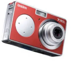 Uniden UDC-7M Red 7.1 Megapixel Compact Digital Camera