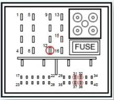NAVTAV W205-N RVC Back-up Camera Interface - Locate the black