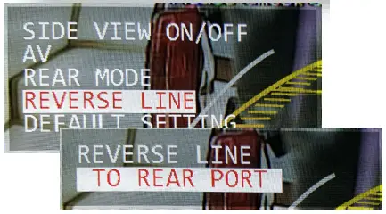 NAVTAV W205-N RVC Back-up Camera Interface - green wire trigger