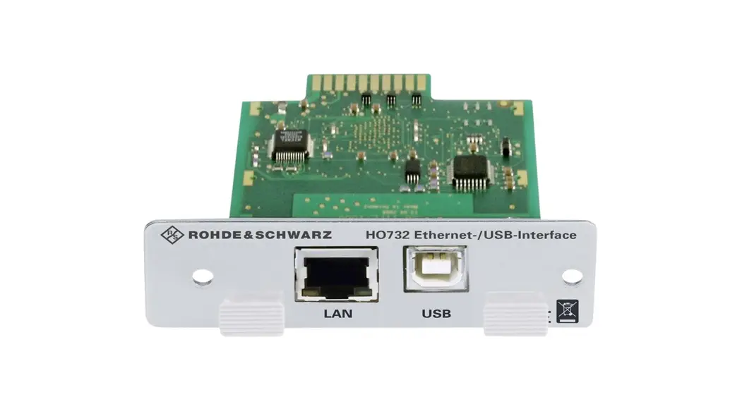 Rohde Schwarz Ho732 Dual Interface Ethernet Installation Guide