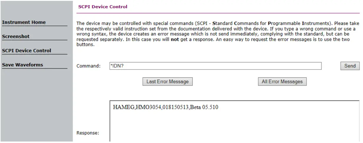 ROHDE SCHWARZ HO732 Dual Interface Ethernet - fig 12