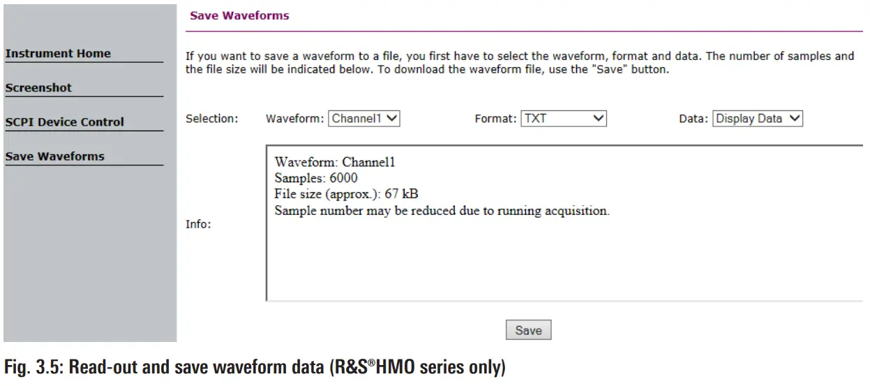 ROHDE SCHWARZ HO732 Dual Interface Ethernet - fig 13