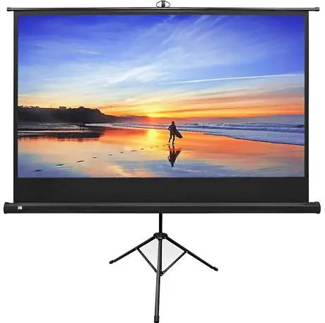 KODAK 738JSTS80 Projection Screen 80 Inch with Tripod Stand and Carrying Bag