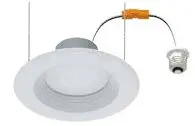 RAB R6R89FA120WS 6 Inch 8 Watt LED Retrofit Downlight - Cover 2