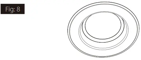 RAB R6R89FA120WS 6 Inch 8 Watt LED Retrofit Downlight - INSTALLATION INSTRUCTIONS 7