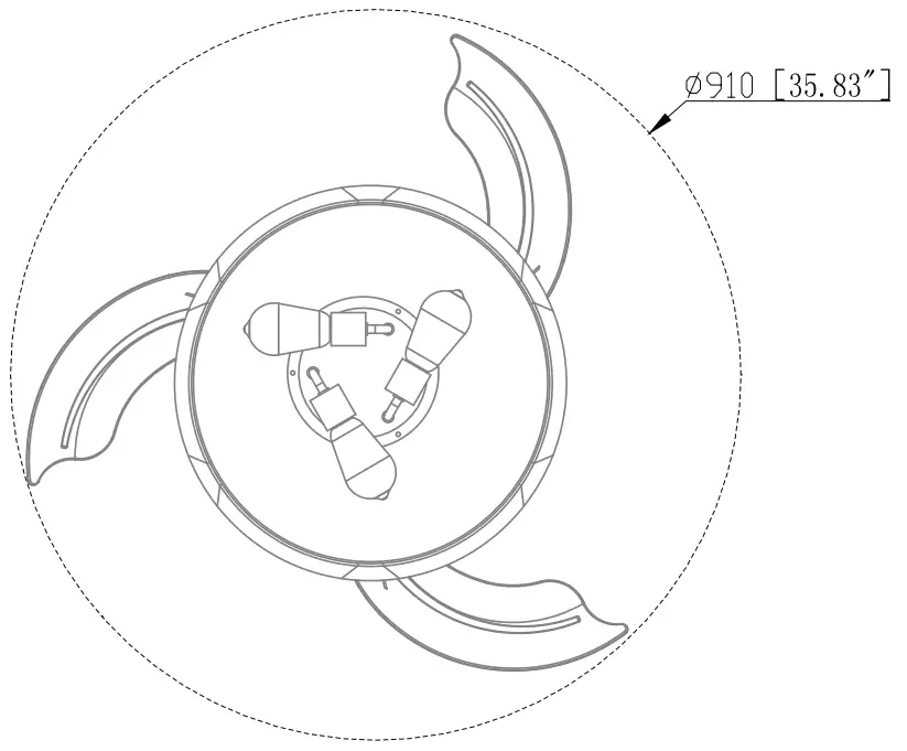 Parrot Uncle F3520110V Ceiling Fan - fig14