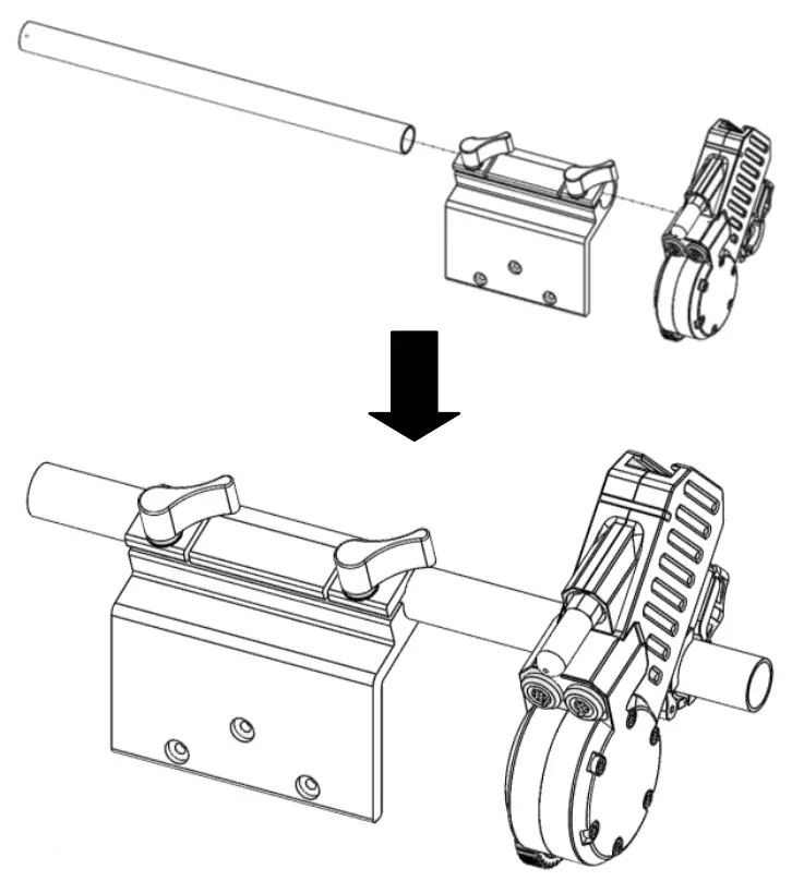 datavideo ZEK-2 01 Zoom Control Kit - diagram