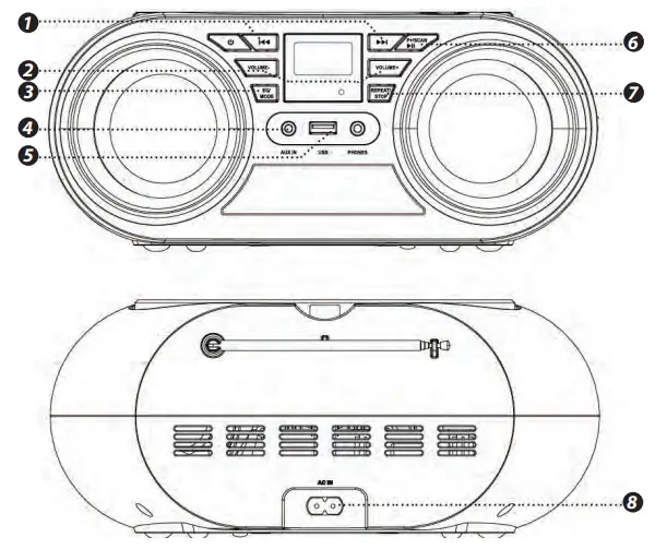 PYLE-PHCD22-Portable-CDPlayer-Bluetooth-Boombox-Speaker-4