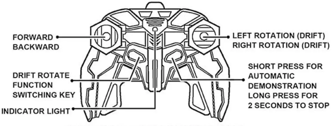 NQD 757 C334 Watch Induction Climbing Drift R C Car