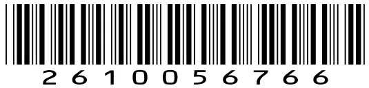 BOSCH GCG18V 29 18V Caulk and Adhesive Gun - bar code