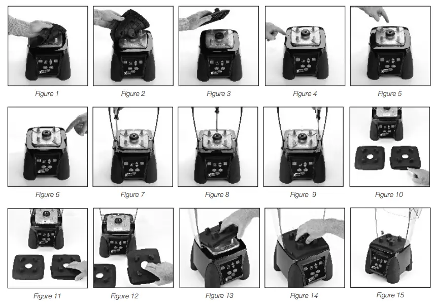 Waring Commercial MX1100XTX 3.5 HP Electronic Blender-16