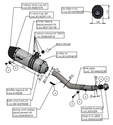 Leo-Vince-14400E-14400EB-Lv-One-Evo-Black-Edition-for-HONDA-CRF-1100-L-Africa-Twin-Adventure-FIG-2