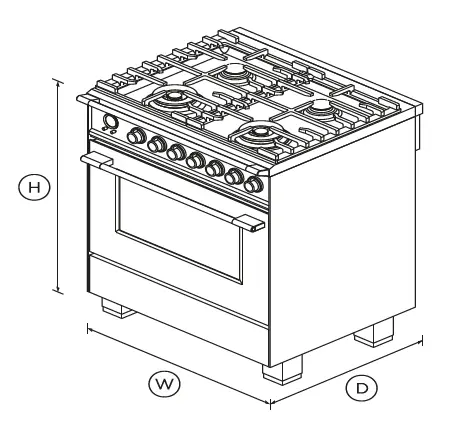 FISHER-PAYKEL-OR30SCG6B1-30-inch-4 Burners-Selfcleaning-Dual-Fuel-Range-01