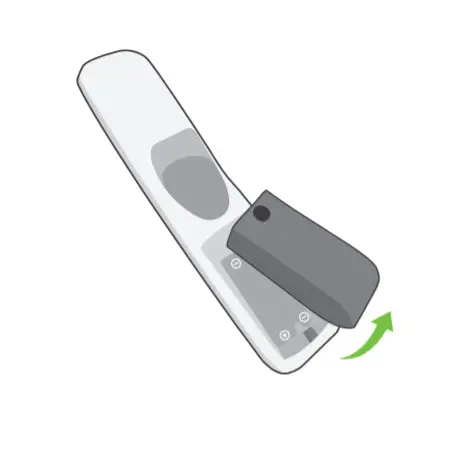 LG LED TV - Inserting the battery