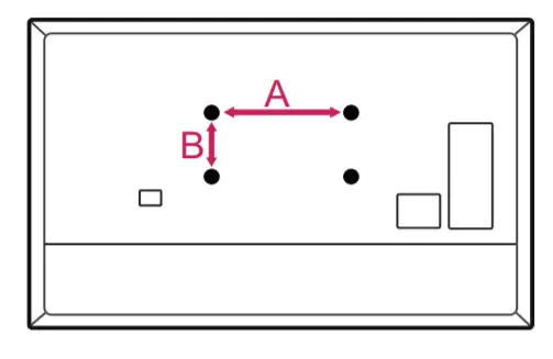 LG LED TV - Wall Mounting Bracket3