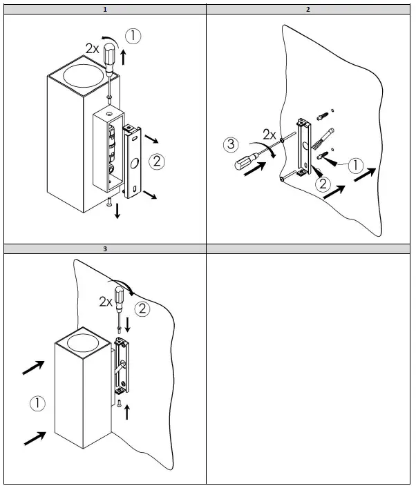 PXF LIGHTING Cubic Wall IP65 LED-FIG-3