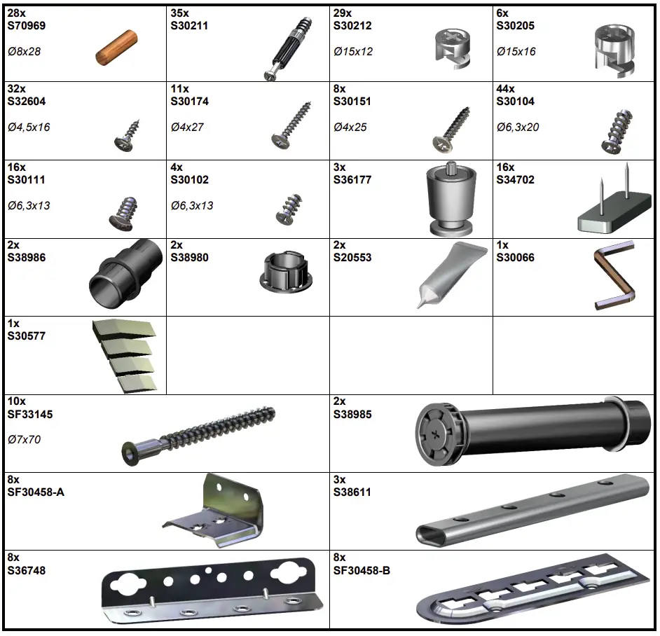 Trondheim Pat 160 TDHL1162 Bed Parts