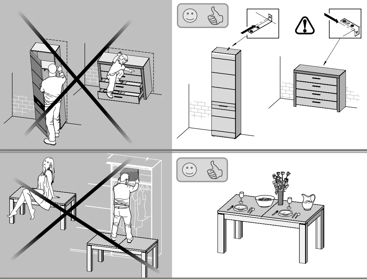 Trondheim Pat 160 TDHL1162 Bed Safety Precautions