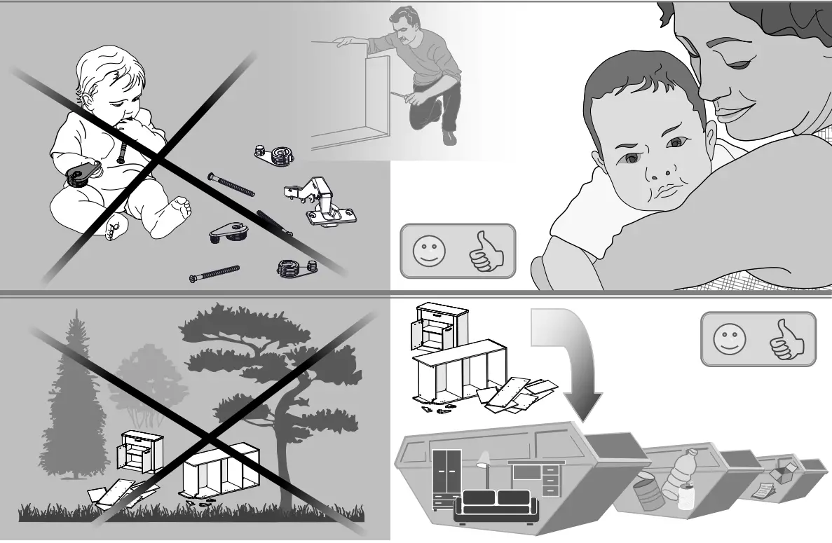 Trondheim Pat 160 TDHL1162 Bed Safety Precautions