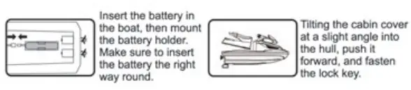 YED YE311 2,4G Remote Controlled Speedboat - Figure 3