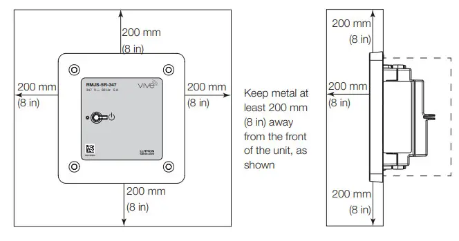 Vive RMJS-5R-347 PowPak 347 V~ Relay Module - hold Toggle