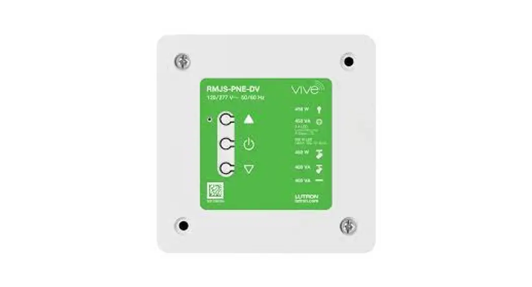 Vive Rmjs-5r-347 Powpak 347 V~ Relay Module Installation Guide Vive Rmjs-5r-347 Powpak 347 V~ Relay Module Installation Guide