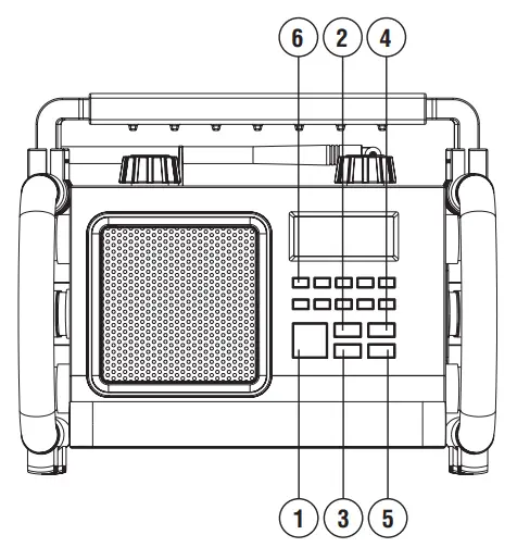 PERFECTPRO Rockbox 2 DAB+ Digital Radio - Front View