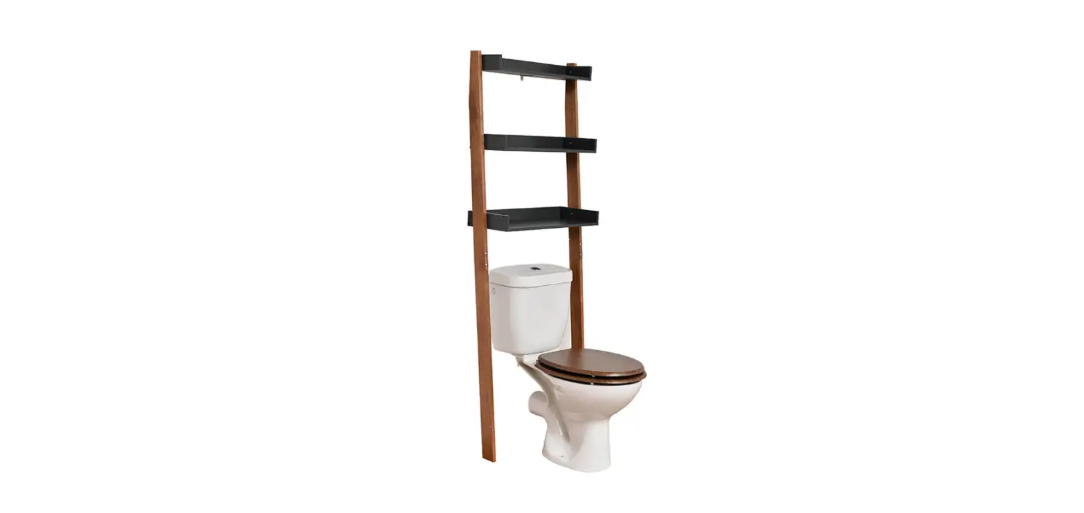 Evideco 9904671 Wall Ladder Elements Shelf Over The Toilet Space Saver Cabinet Acacia Instruction Manual Evideco 9904671 Wall Ladder Elements Shelf Over The Toilet Space Saver Cabinet Acacia Instruction Manual