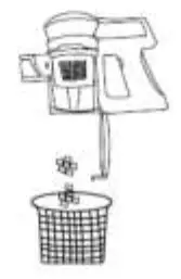 H Koenig UP680 Wireless Handheld Vacuum Cleaner - DUST CUP3