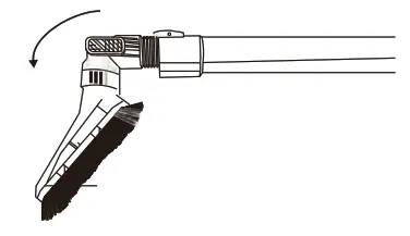 H Koenig UP680 Wireless Handheld Vacuum Cleaner - Twist the up side