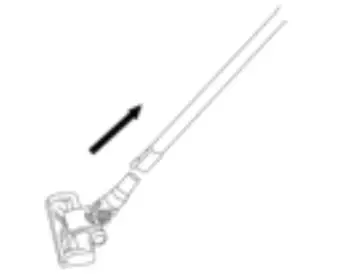 H Koenig UP680 Wireless Handheld Vacuum Cleaner - brush