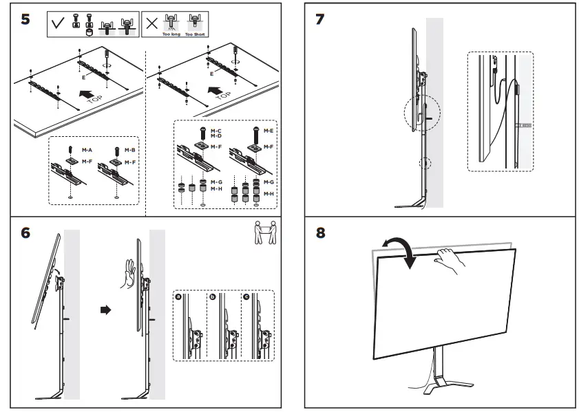 Kimex 030 1564 Ultra Slim Floor Stand-fig2