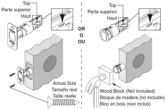 Schlage BE367 - BE367F - Install Deadbolt