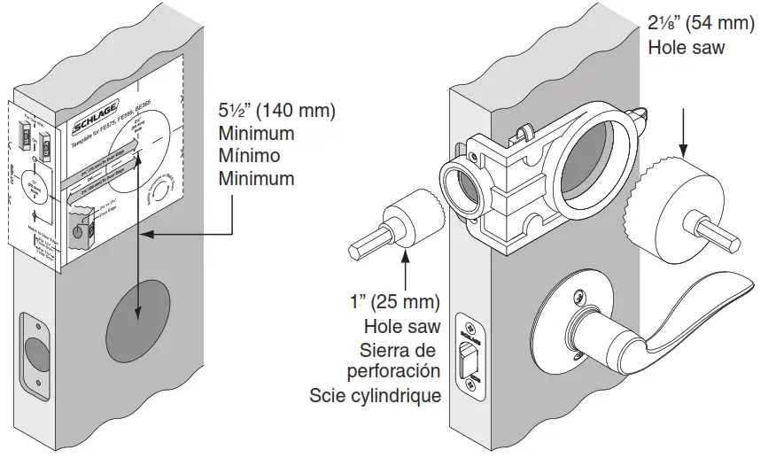 Schlage BE367 - BE367F - Install Lock