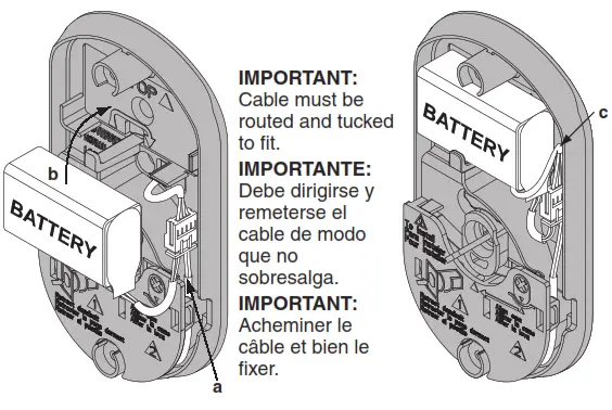 Schlage BE367 - BE367F - Route and Tuck Cables