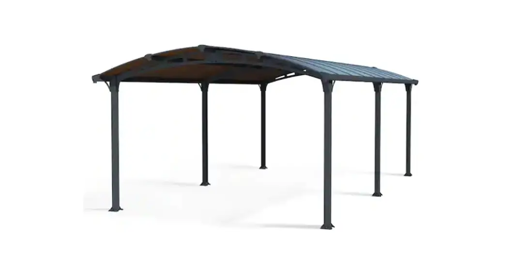 Canopia 705516 Arcadia 12 Ft. X 21 Ft. Gray-bronze Carport Instructions