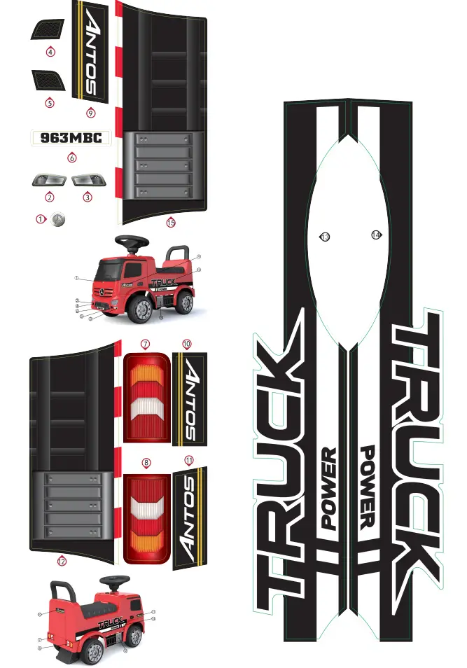 JAMARA-460657-Push-Car-Mercedes-Benz-Antos-FIG-6