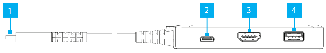 StarTech 104B USB C Multiport Adapter - FIGURE 1