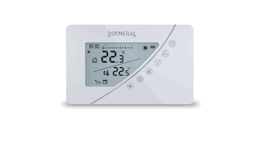 General Life Ht330s Rf Wireless Room Thermostat User Manual