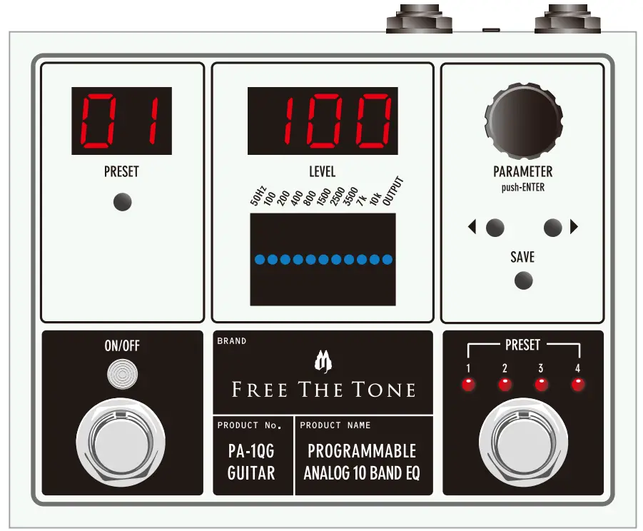 FREE-THE-TONE-PA-1QG-Programmable-Analog-10-Band-EQ-Graphic-Equalizer-product