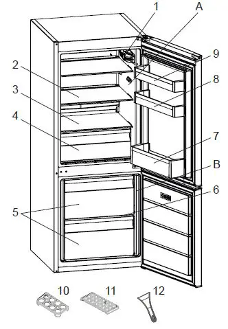 STATESMAN-LF1355W-Built-In-and-Freestanding-Domestic-Fridge-Freezer-fig-6