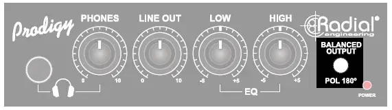 Radial engineering Headload Prodigy Speaker Load Box fig 12