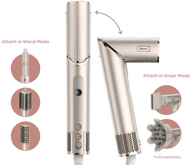 SHARK HD400 Air Styling and Drying System- fig3