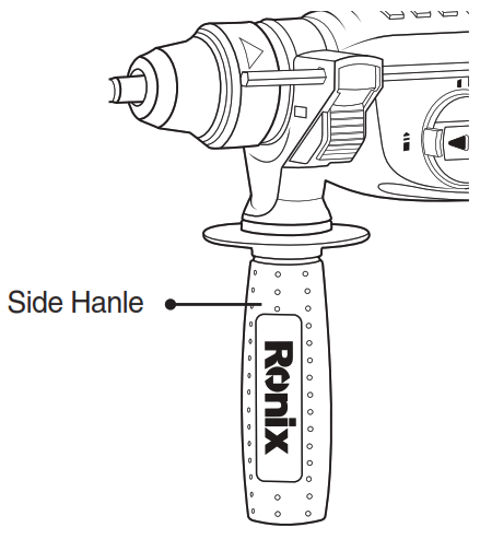 Ronix 2725 Rotary Hammer - 3