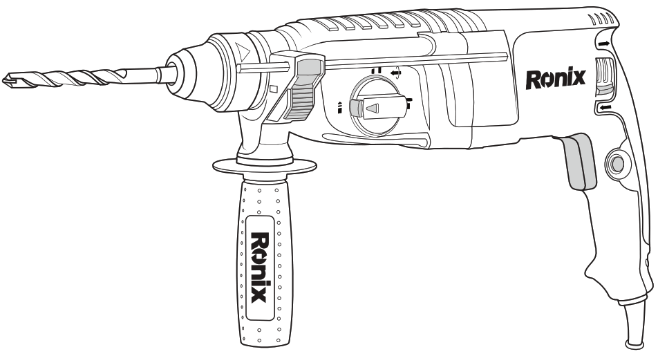 Ronix 2725 Rotary Hammer