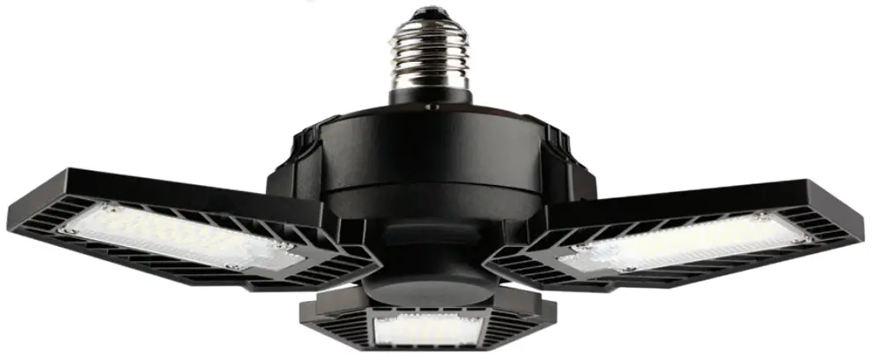 LIGHTING CL-BU-P60 6000 Lumen LED Garage Light with 3 Panels