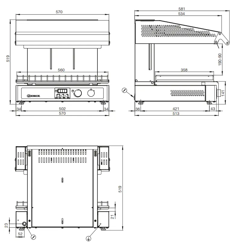 Giorik Hi Touch Fast Salamander - Technical Specifications 2